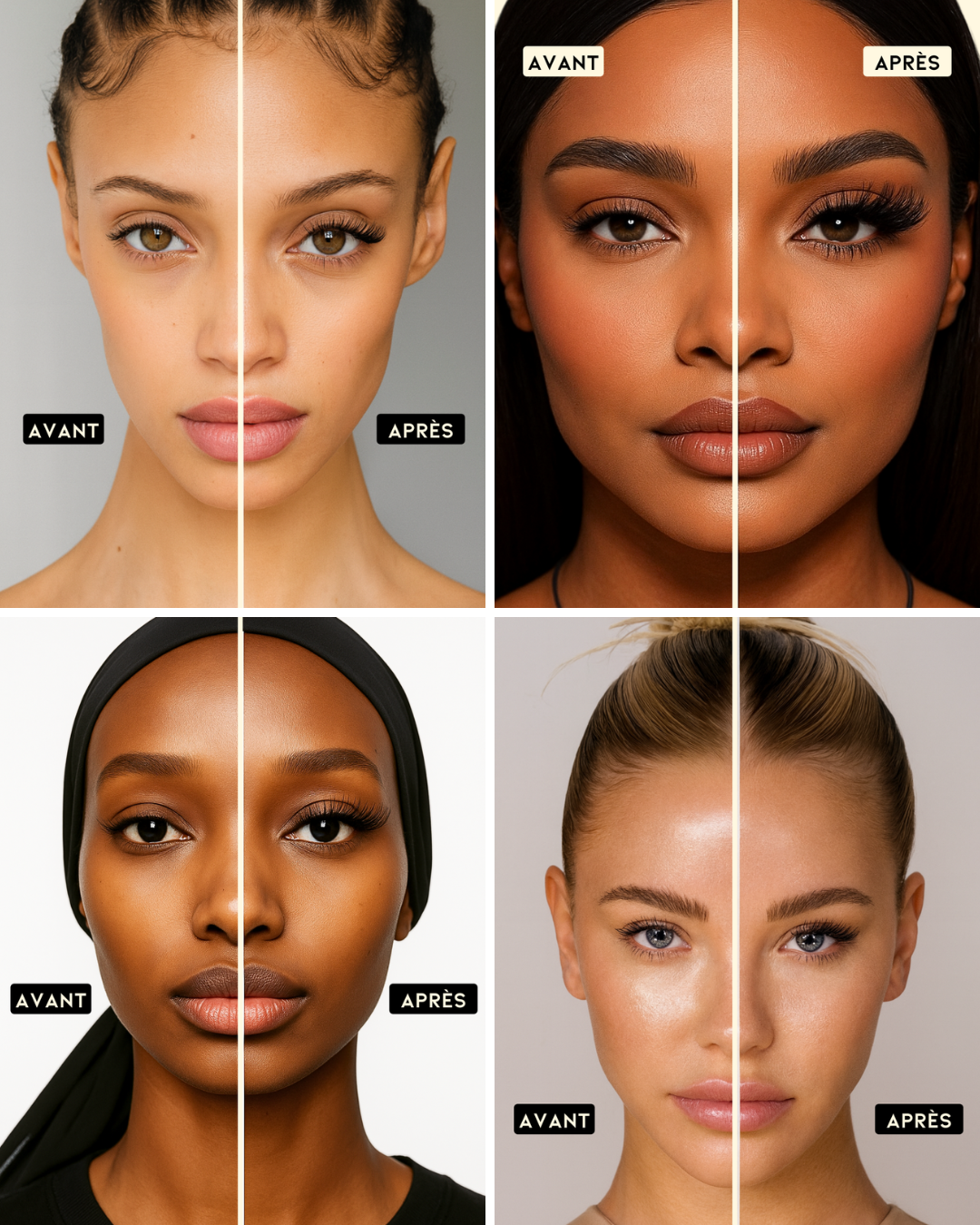 EYORA Bouquets de cils pré-collés effet 3D